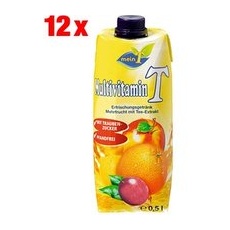 meinT Multivitamin Fruchtsaftgetränk 12x 0,5 l