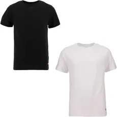 Levi's® Kids T-Shirt »2PK CREW NECK TEE«, (2 tlg.), for BOYS, schwarz-weiß