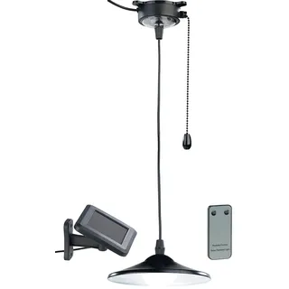 Lunartec Solar Hängelampe: Solar-LED-Hängeleuchte mit Zugschnur und Fernbedienung, 40 Lumen, IP44 (Deckenlampe mit Zugschalter, Hängelampe mit Zugschalter, Hängelampen Fernbedienungen)