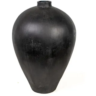 Alexandra House Living Bodenvase Schwarz, Keramik, 40 x 65 x 40 cm