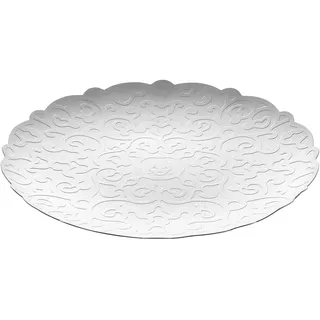 Alessi MW07 Dressed Tablett Rund Durchmesser 35 cm aus Edelstahl