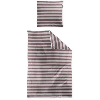 IRISETTE Wave-HK 8559 Gestreift Lila 135 x 200 cm + 80 x 80 cm