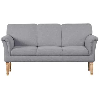 Sit & More Küchensofa , Grau , Textil , Buche , massiv , 186x96x80 cm , Made in Eu , Fußauswahl, Stoffauswahl, Rücken echt , Wohnzimmer, Sofas & Couches, Sofas, 2-Sitzer Sofas