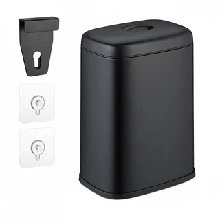 Relaxdays Kosmetikeimer 5 l Schwarz