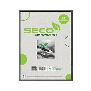 Seco A2 Bilderrahmen ALA2-BK 43 (B) x 2,1 (T) x 60,4 (H) cm ALA2-BK