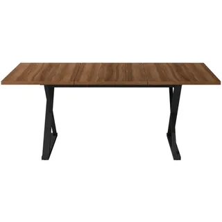 modfu Esstisch 180 x 75 x 90 cm Nussbaum