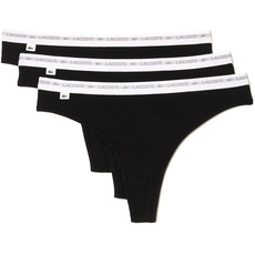 Lacoste Damen 8F1341 G-String, Noir,