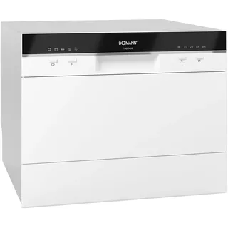 Bomann TSG 7405 Tischgeschirrspüler (freistehend, 550 mm, Weiß)