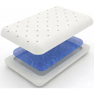 Mediflow Original Visco-Gelschaum-Wasserkissen 70 x 50 cm Weiß