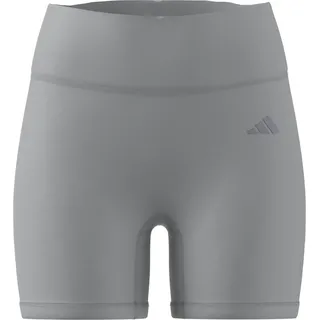 adidas Optime Essentials Workout Shine Short Leggings, grey two, XL