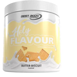 Best Body Nutrition - Holy Flavour - Geschmackspulver - Butter Biscuit - 90 g Dose - Aromapulver zur Verfeinerung von Speisen und Getränken mit Butterkeksgeschmack