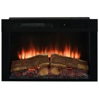Dimplex Spark 26 Elektrokamin – Einbaukamin – 2000 Watt Heizleistung – Optiflame LED-Flammeneffekt - Schwarz