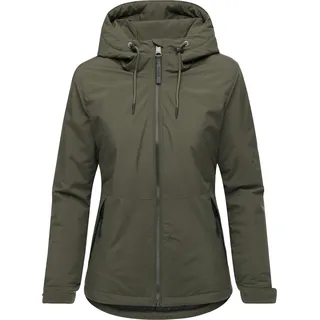 Ragwear Damen warme Wasserdichte Winterjacke mit verstellbarer Kapuze Bevin Warm YOUMODO Dark Olive Gr. S - S