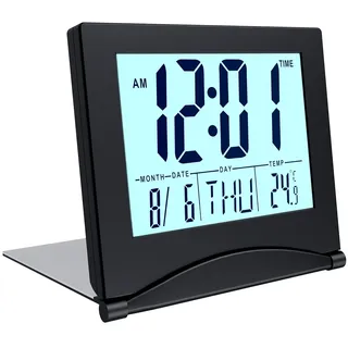 MMobiel Digitaluhr schwarz