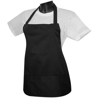 MISEMIYA - Schürze Kinder SCHÜRZE Waiter Unisex SCHÜRZE KÜCHE SCHÜRZE Shrinker Chef Ref-865 - Schwarz, Pack*1