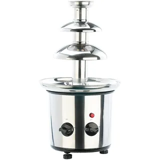 Rosenstein & Söhne Schokobrunnen: Schokoladen-Brunnen aus rostfreiem Edelstahl, 250 Watt (Schokoladebrunnen, Schokobrunnen Schokolade, Zimmerbrunnen)