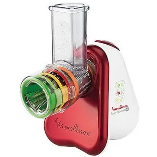 Moulinex DJ755G Betroffen Gemüse Gemüsehobel 150 Watt 5 Zubehör Rot