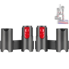 2 Stück Aufbewahrungs-Halterungen Zubehörhalter für Dyson V7 V8 V10 V11 V12 V15 Outsize Cordless Stick Staubsauger, Dockingstation Wandhalterung Befestigungen