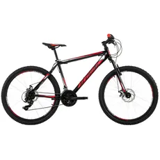 Bild KS Cycling Mountainbike Hardtail 26 Zoll Sharp schwarz-rot
