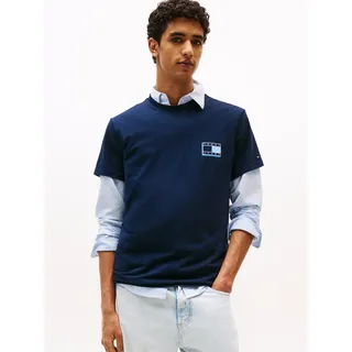 Tommy Hilfiger Tommy Jeans POP COLOR FLAG M T-Shirt - Herren - Blue - 2XL