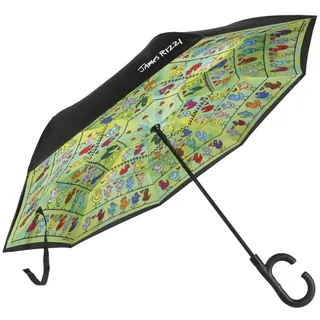 GOEBEL Upside-Down Schirm James Rizzi -Birds on a Love Wire Pop Art