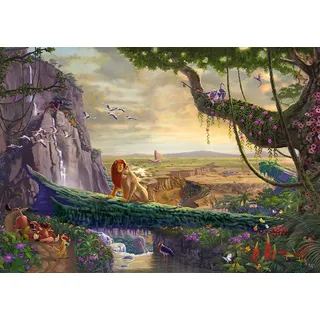 Schmidt Spiele 57396 - Thomas Kinkade, Disney, The Lion King, Return to Pride Rock, 6000 Teile