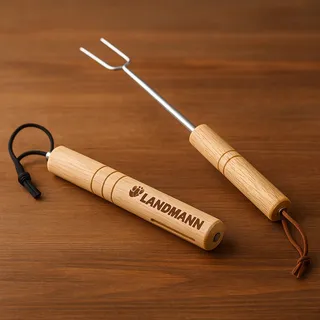 48x Landmann Teleskop Grillgabel ausziehbare Edelstahlgabel Grill 22,5–65cm