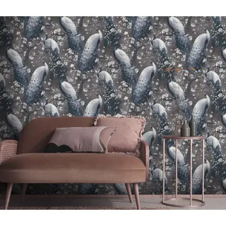 Erismann Vliestapete ERISMANN "Vliestapete PAVO", braun, B:0,53m H:0,09m L:10,05m, Vlies, Tapeten, Vliestapete, Phthalate frei