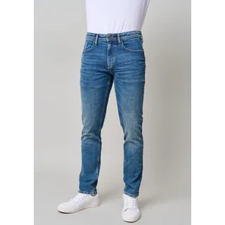 Blend Slim-fit-Jeans »Jet«, Gr. 36 Länge 34, mid-blue, , 36820603-36 Länge 34