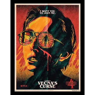 Pyramid International Stranger Things Poster (Vecna's Curse Design) 30 cm x 40 cm – Offizieller Merchandise-Artikel