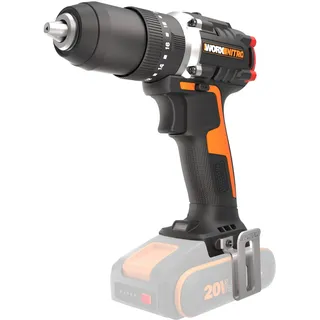 Worx Nitro WX355.9 Profi Akku Schlagbohrschrauber – bürstenloser Motor – 55Nm, Schlagzahl 33600/min, Leerlaufrehzahl 0-500/0-2100 U/min – leicht & kompakt – LED Licht – ohne Akku & Ladegerät
