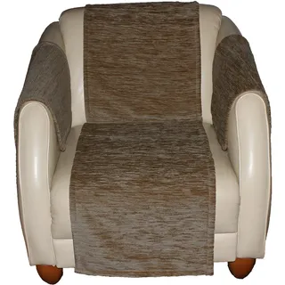 Sofaläufer WIRTH "Miriam" Gr. 7, braun, B:130cm H:5mm L:150cm, Kunstfaser, Teppiche, Sofaläufer, 1 Stück