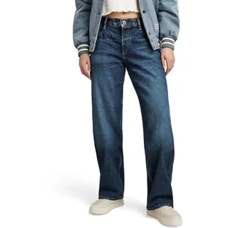 G-STAR Damen Judee Low Waist Loose Jeans Blau (Worn in Himalayan Blue D22889-D317-G122) 28W / 34L