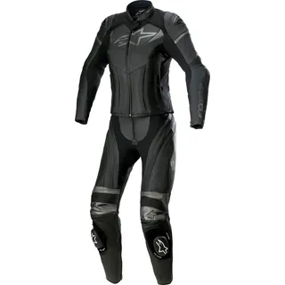 Alpinestars GP Plus, Lederkombi 2tlg. Damen - Schwarz/Grau - 48