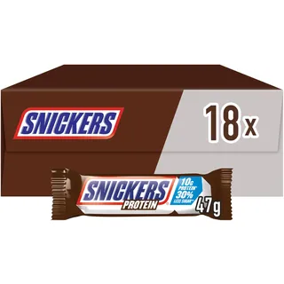 Snickers Protein Riegel Schokoriegel Riegel 18 x 47 g