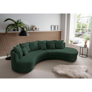 INOSIGN Ecksofa »Limoncello L-Form«, ergonomische Form, grün