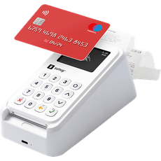Bild von 3G+WIFI Bezahlterminal weiß, Payment Kit inkl. Bondrucker