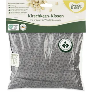 Grünspecht Naturprodukte Kirschkern-Kissen - Cocette. grau 22x24 cm Decken & Kissen