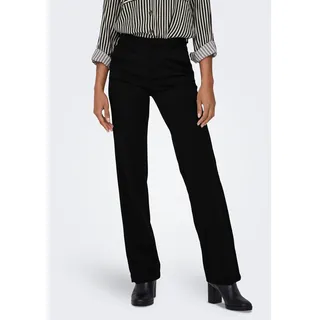 ONLY Anzughose "ONLRAFFY – Hose mit geradem Bein und Stretchkomfort" Materialmix, schwarz