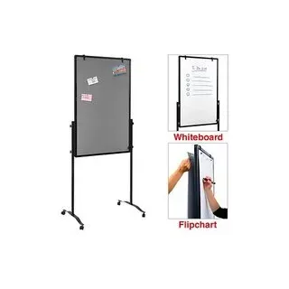 Legamaster mobiles Whiteboard 3in1 PREMIUM PLUS Multiboard 76 x 120 cm grau#!#weiß emaillierter Stahl