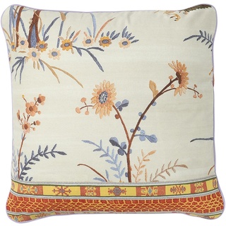 Bassetti Fong Kissenhülle zu Granfoulard, 100% Baumwolle 57 Fäden pro cm2, Beige, 40x40 cm