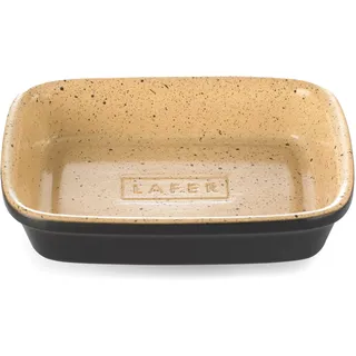 Römertopf BBQ Grillschale Medium aus Keramik, hitzebeständig bis 900 °C, vielseitige Auflaufform für Grill, Ofen und Beilagen, 22 x 16,3 cm, spülmaschinenfest