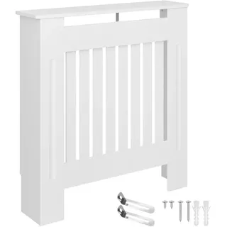 Tectake Heizkörperabdeckung, weiß Holz, 78x82x19 cm Wohnzimmer, Wohnzimmertische, Konsolentische