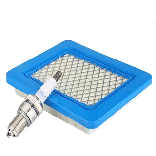 Moritale Luftfilter Zündkerzen für Honda GCV135 GCV160 GX100 GC135 GC160 GCV190A Briggs & Stratton 399959 491588 491588S (Luftfilter * F7TC Zündkerzen)