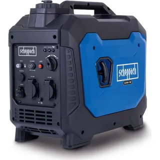 Scheppach Benzin Inverter-Stromerzeuger SG3500i | 3500W | Steckdosen 2 x 230 V / 2 x USB Typ A / 1 x 12 V DC | 66 dB Lautstärke | Notstromaggregat