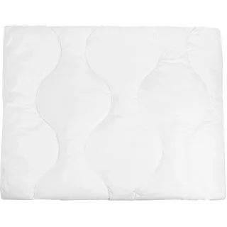 Steppdecke , Weiß , Textil , Füllung: Polyethersulfon (Pes), Hohlfaser,Hohlfaser , 155x220 cm , Oeko-Tex® Standard 100 , feuchtigkeitsregulierend, strapazierfähig, antibakteriell, weich und anschmiegsam, pflegeleicht, passt sich perfekt der Körperform an, für alle Schlafpositionen geeignet, atmungsaktiv, hygienisch , Heimtextilien, Kopfpolster & Bettdecken, Bettdecken, Steppdecken