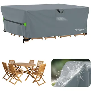 Velway Abdeckung 200 x 160 x 74 cm Grau