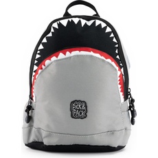 Bild Shark Shape Backpack (22x31x11 cm) - Grey,