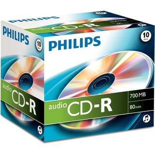 Philips CD-R 700MB 52x 10er Jewelcase (CR7A0NJ10/00)