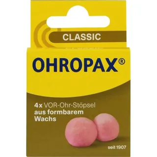 Ohropax Classic Wachs Vor-Ohr Stöpsel 21 dB 4 St.
